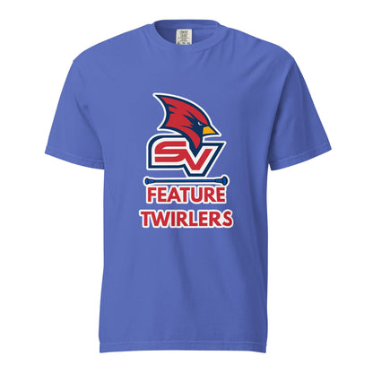 Signature | Comfort Colors T-Shirt | SVSU Feature twirlers | Icon Logo