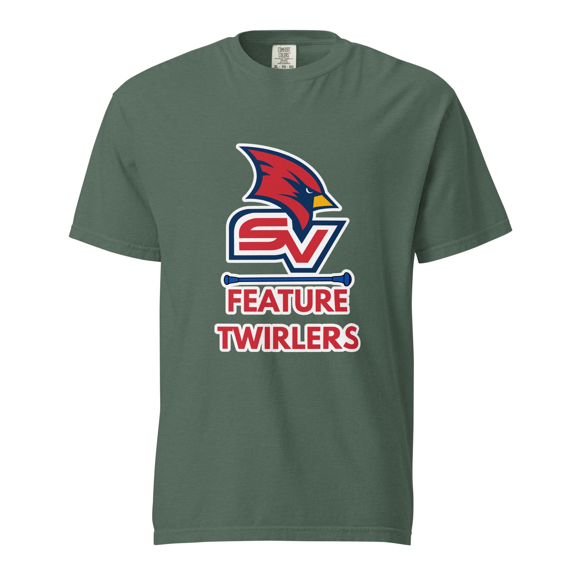 Signature | Comfort Colors T-Shirt | SVSU Feature twirlers | Icon Logo