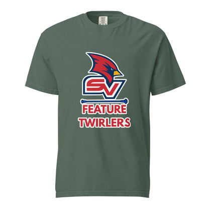 Signature | Comfort Colors T-Shirt | SVSU Feature twirlers | Icon Logo