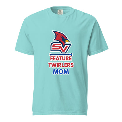 Signature | Comfort Colors T-Shirt | SVSU Feature twirlers | Mom Logo