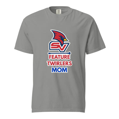 Signature | Comfort Colors T-Shirt | SVSU Feature twirlers | Mom Logo