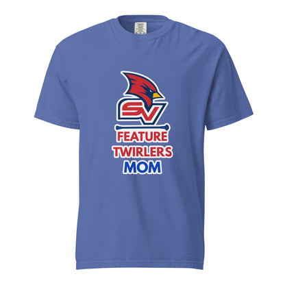 Signature | Comfort Colors T-Shirt | SVSU Feature twirlers | Mom Logo