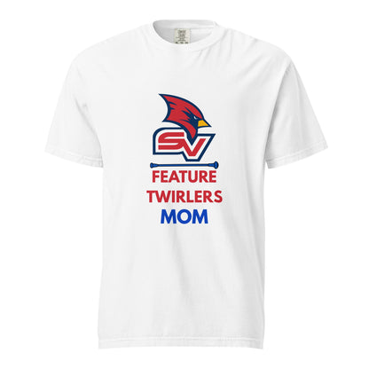 Signature | Comfort Colors T-Shirt | SVSU Feature twirlers | Mom Logo