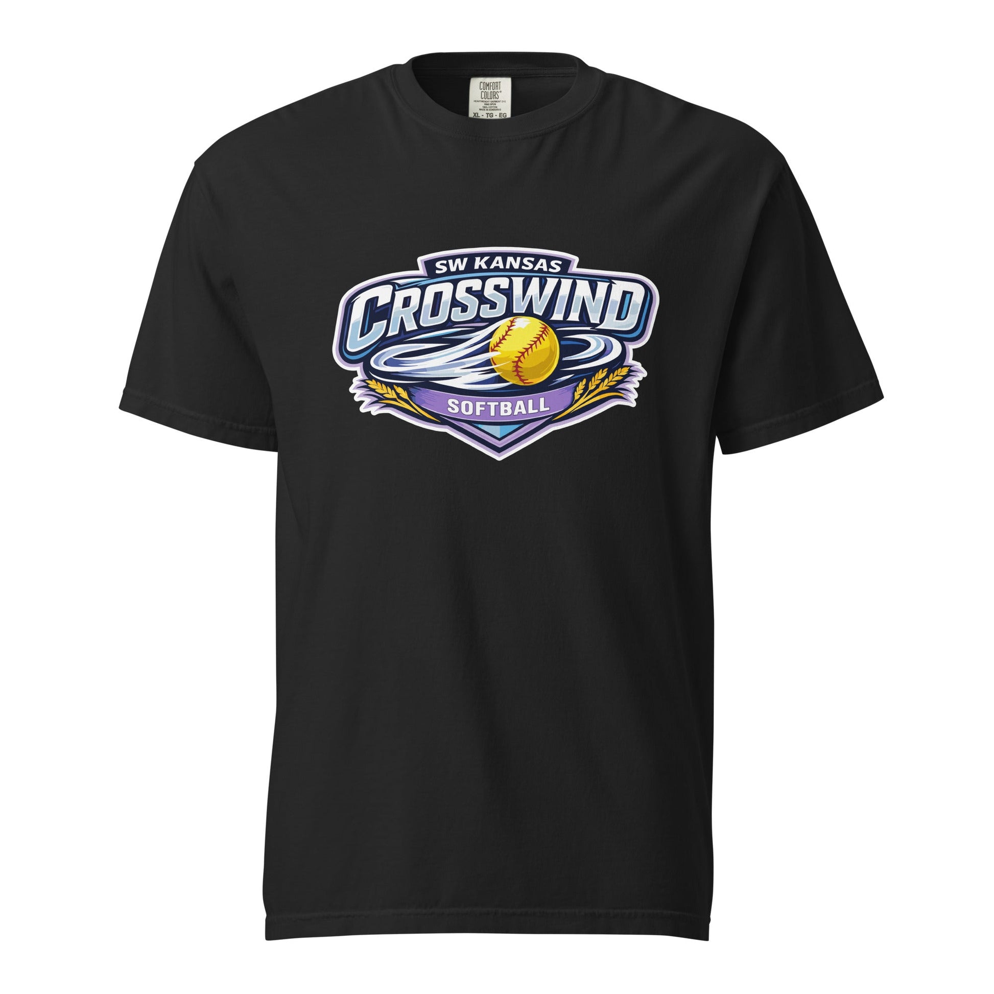Signature | Comfort Colors T-Shirt | SW Kansas Crosswind | Shield Logo