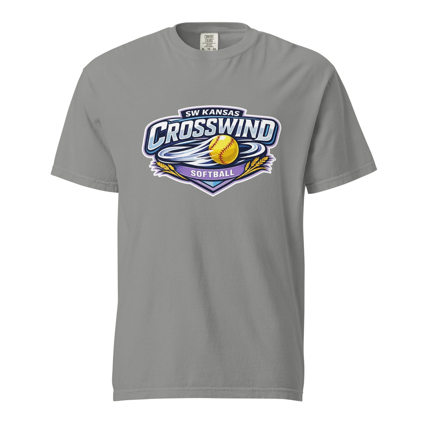 Signature | Comfort Colors T-Shirt | SW Kansas Crosswind | Shield Logo