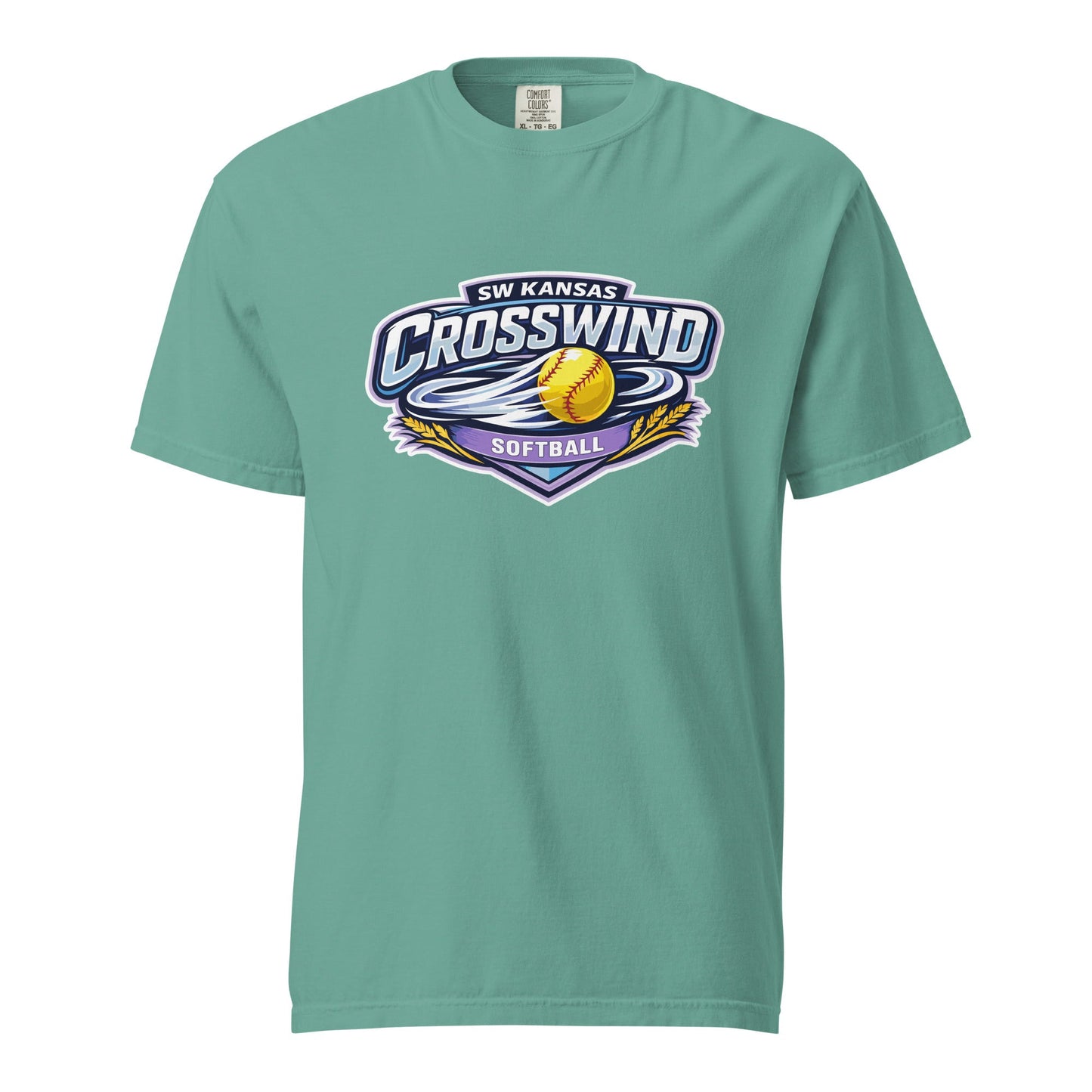 Signature | Comfort Colors T-Shirt | SW Kansas Crosswind | Shield Logo