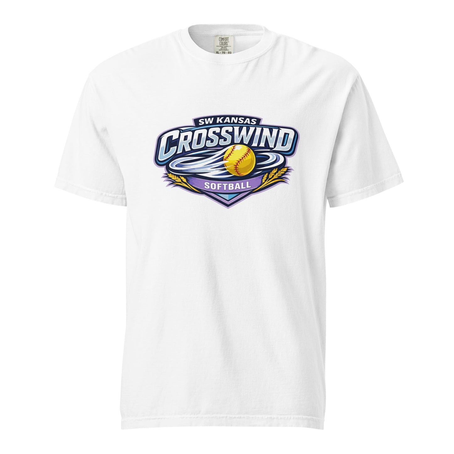 Signature | Comfort Colors T-Shirt | SW Kansas Crosswind | Shield Logo