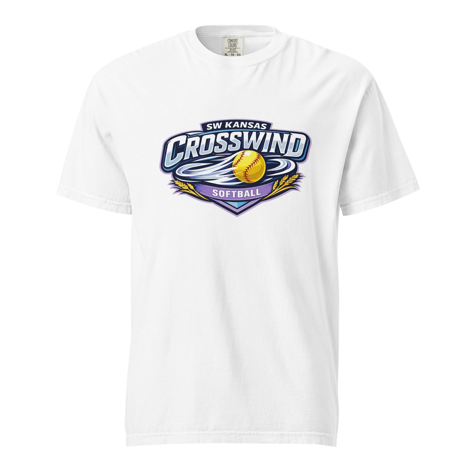 Signature | Comfort Colors T-Shirt | SW Kansas Crosswind | Shield Logo