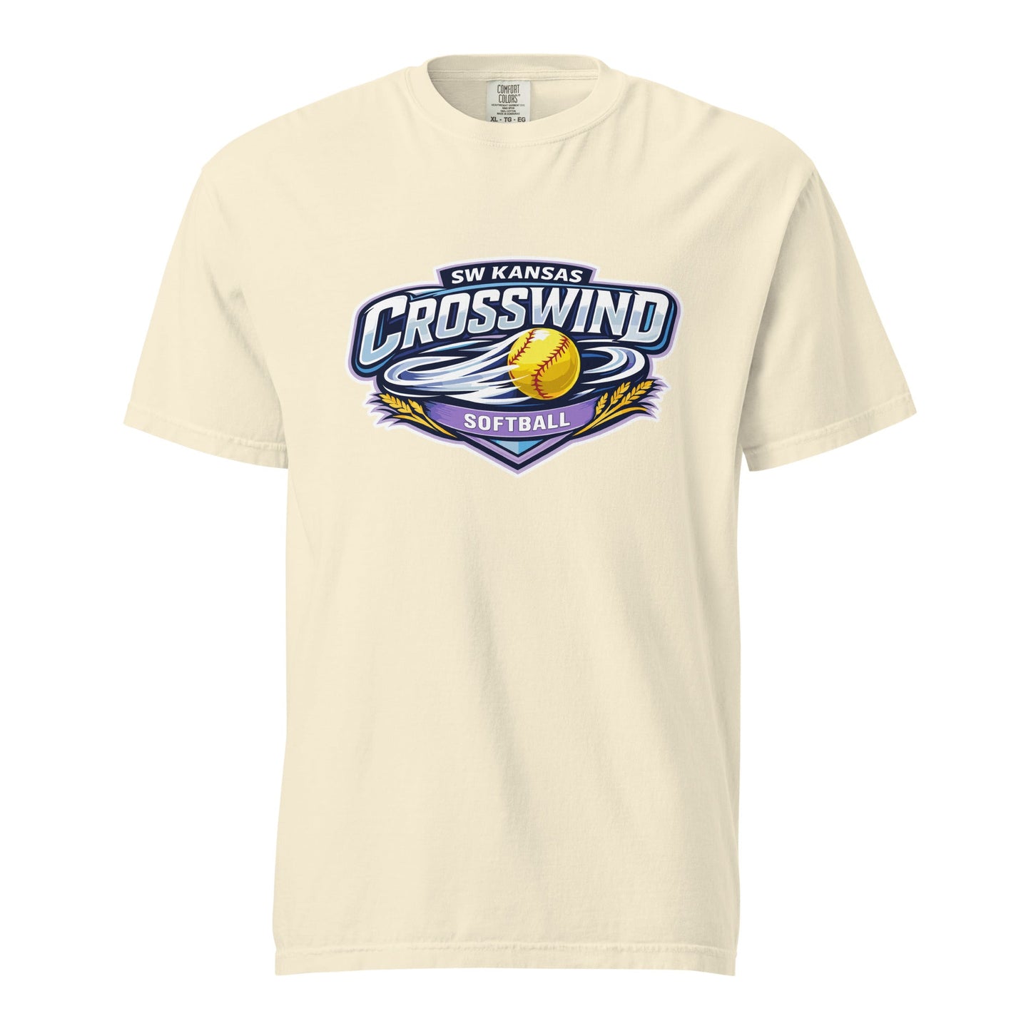 Signature | Comfort Colors T-Shirt | SW Kansas Crosswind | Shield Logo