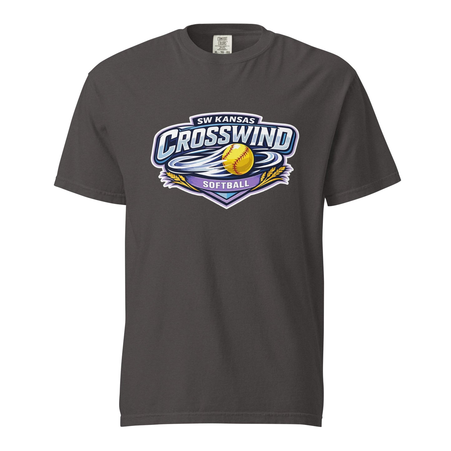 Signature | Comfort Colors T-Shirt | SW Kansas Crosswind | Shield Logo