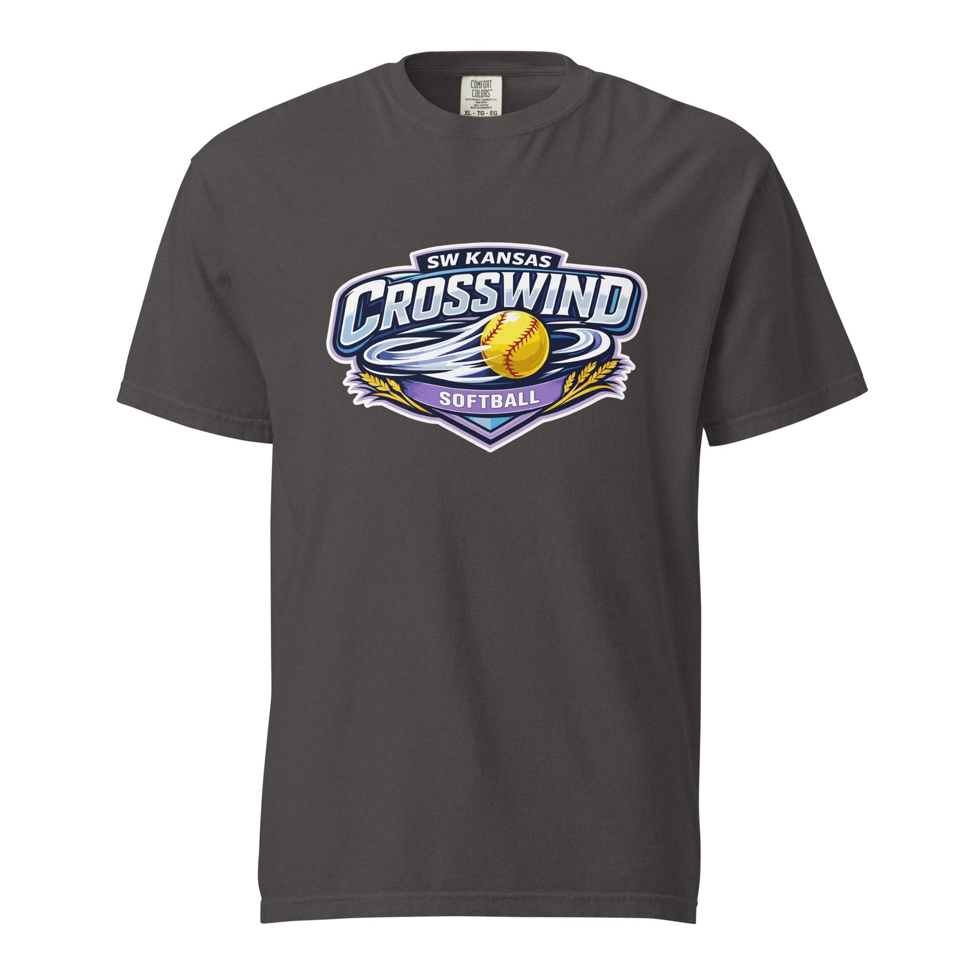 Signature | Comfort Colors T-Shirt | SW Kansas Crosswind | Shield Logo