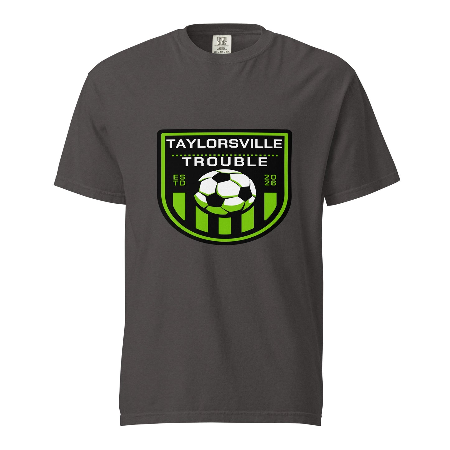Signature | Comfort Colors T-Shirt | Taylorsville Trouble | Shield Logo