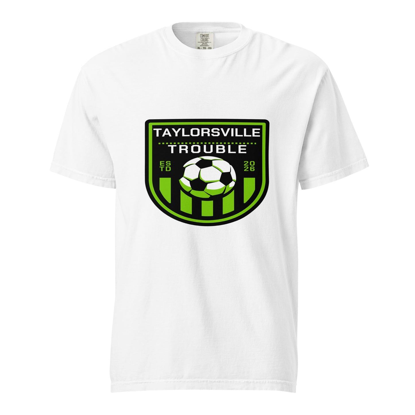 Signature | Comfort Colors T-Shirt | Taylorsville Trouble | Shield Logo