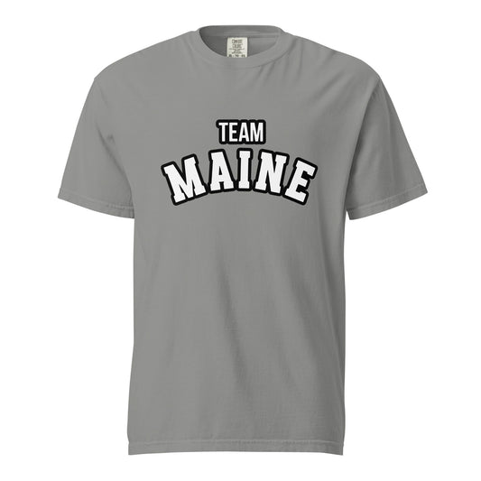 Signature | Comfort Colors T-Shirt | Team Maine | Arch Mark Logo