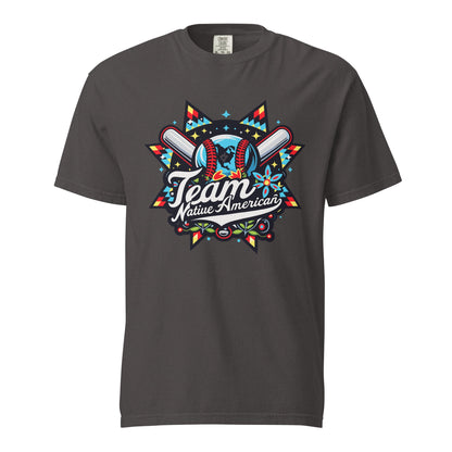 Signature | Comfort Colors T-Shirt | Team Native American | Tribal Emblem Logo