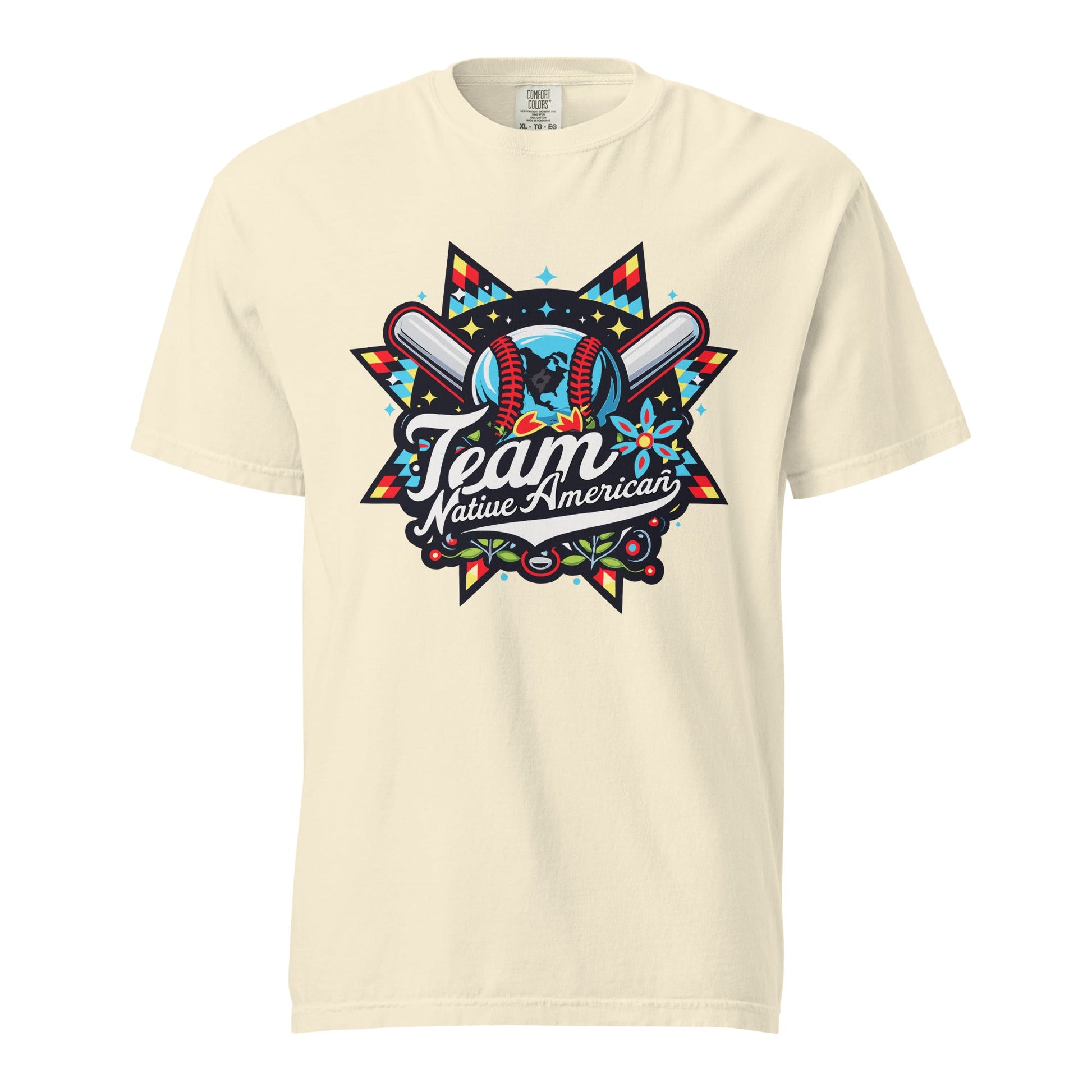 Signature | Comfort Colors T-Shirt | Team Native American | Tribal Emblem Logo