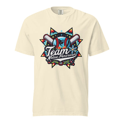 Signature | Comfort Colors T-Shirt | Team Native American | Tribal Emblem Logo