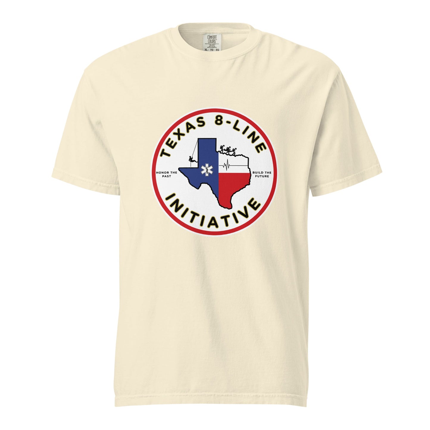 Signature | Comfort Colors T-Shirt | Texas 8 - Line Initiative | Badge Logo