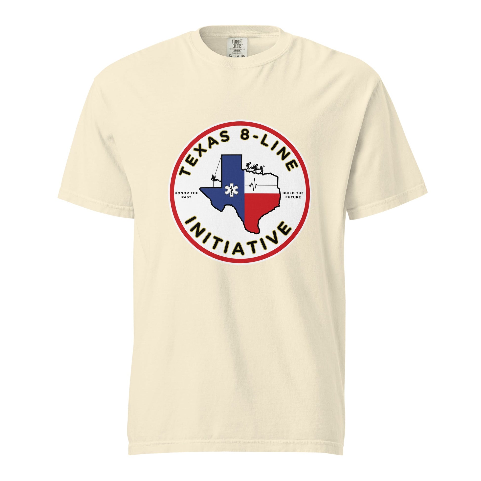 Signature | Comfort Colors T-Shirt | Texas 8 - Line Initiative | Badge Logo