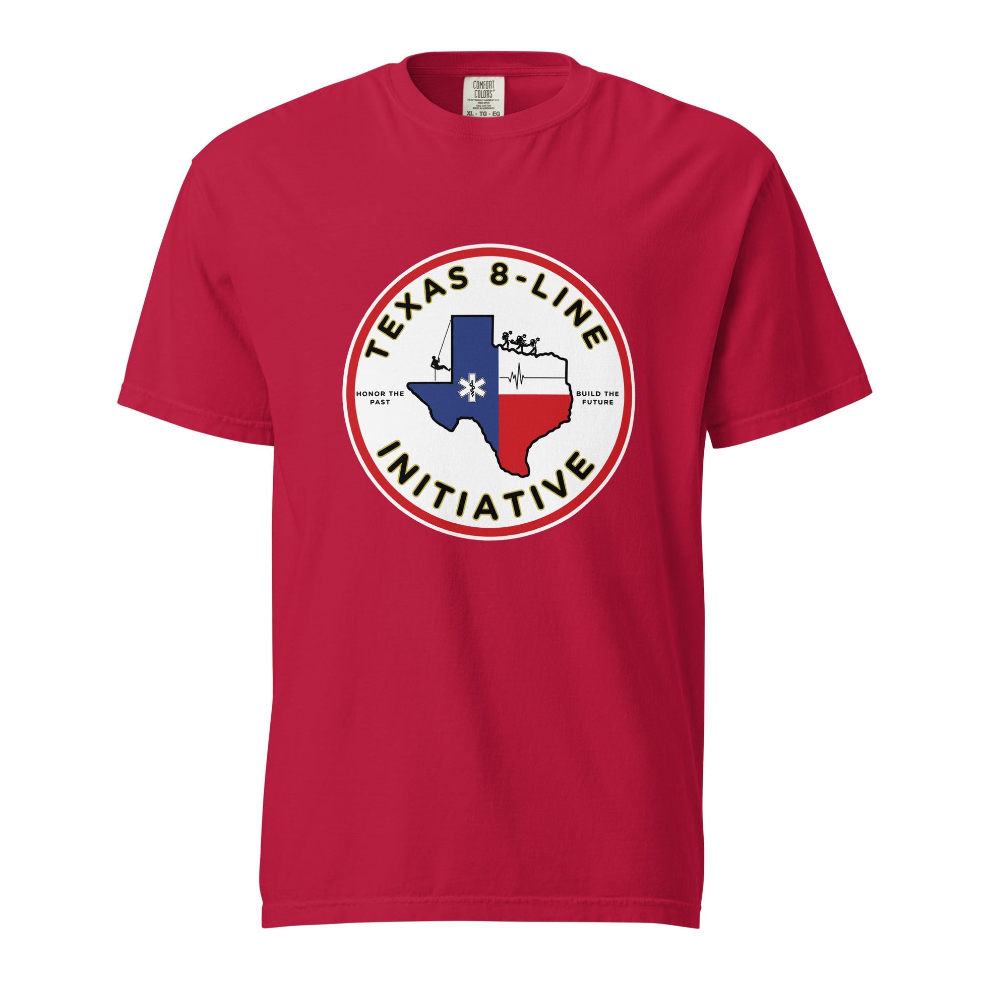 Signature | Comfort Colors T-Shirt | Texas 8 - Line Initiative | Badge Logo