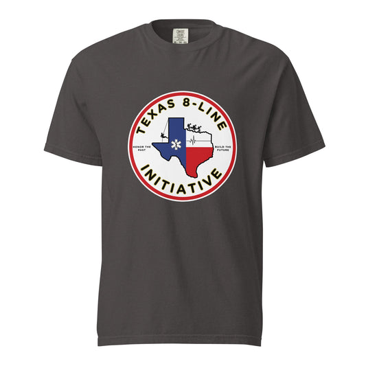 Signature | Comfort Colors T-Shirt | Texas 8 - Line Initiative | Badge Logo