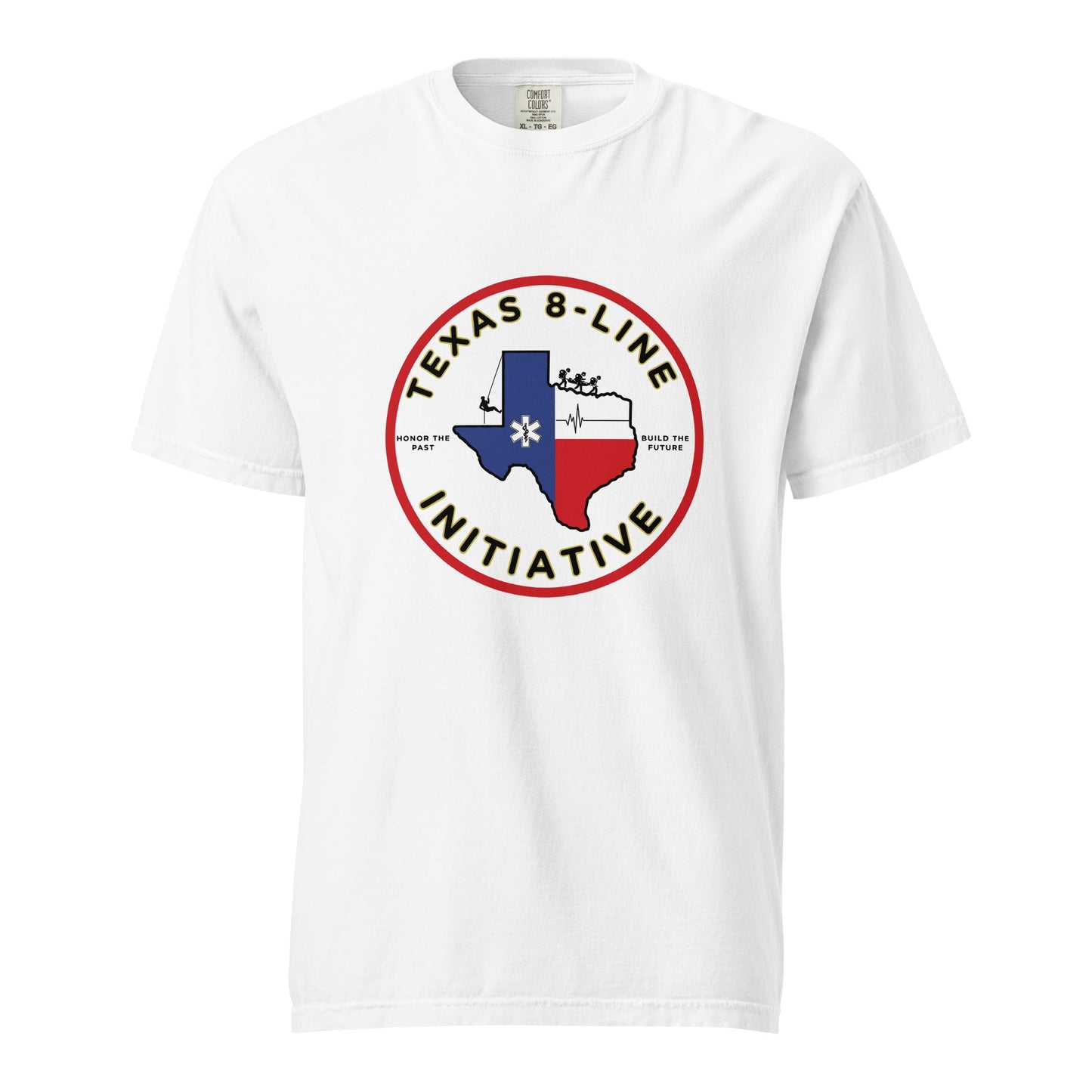 Signature | Comfort Colors T-Shirt | Texas 8 - Line Initiative | Badge Logo