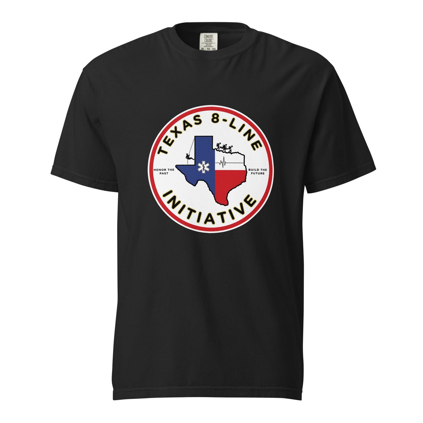 Signature | Comfort Colors T-Shirt | Texas 8 - Line Initiative | Badge Logo