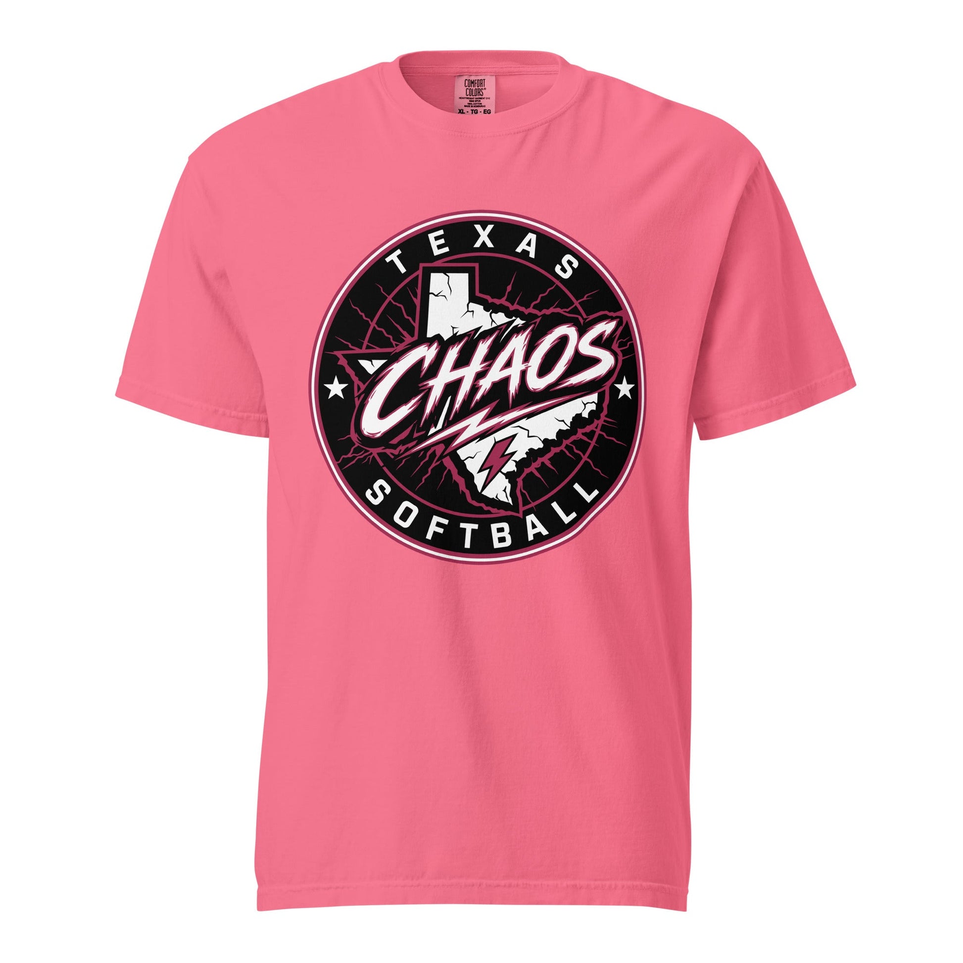 Signature | Comfort Colors T-Shirt | Texas Chaos | Badge Logo