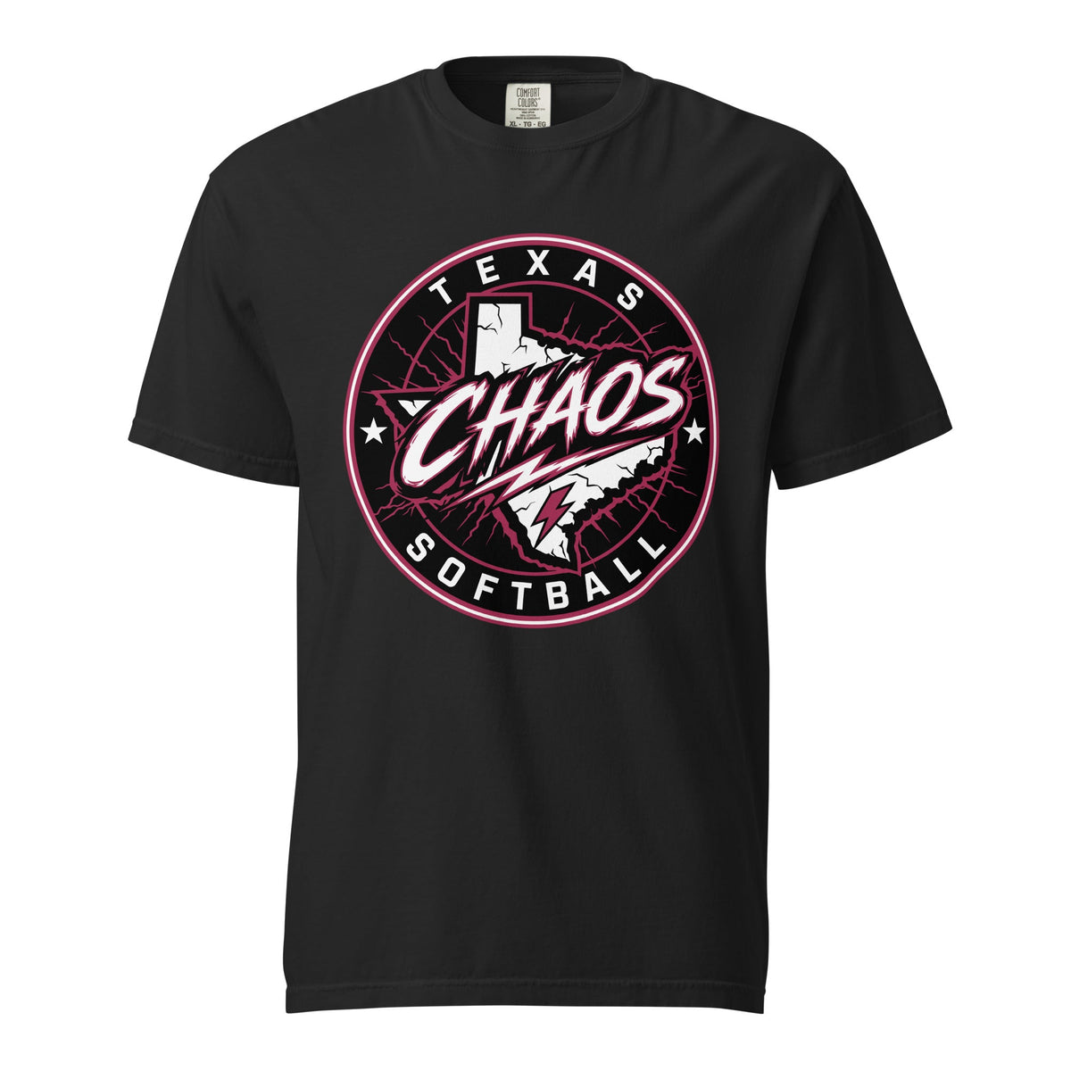 Signature | Comfort Colors T-Shirt | Texas Chaos | Badge Logo
