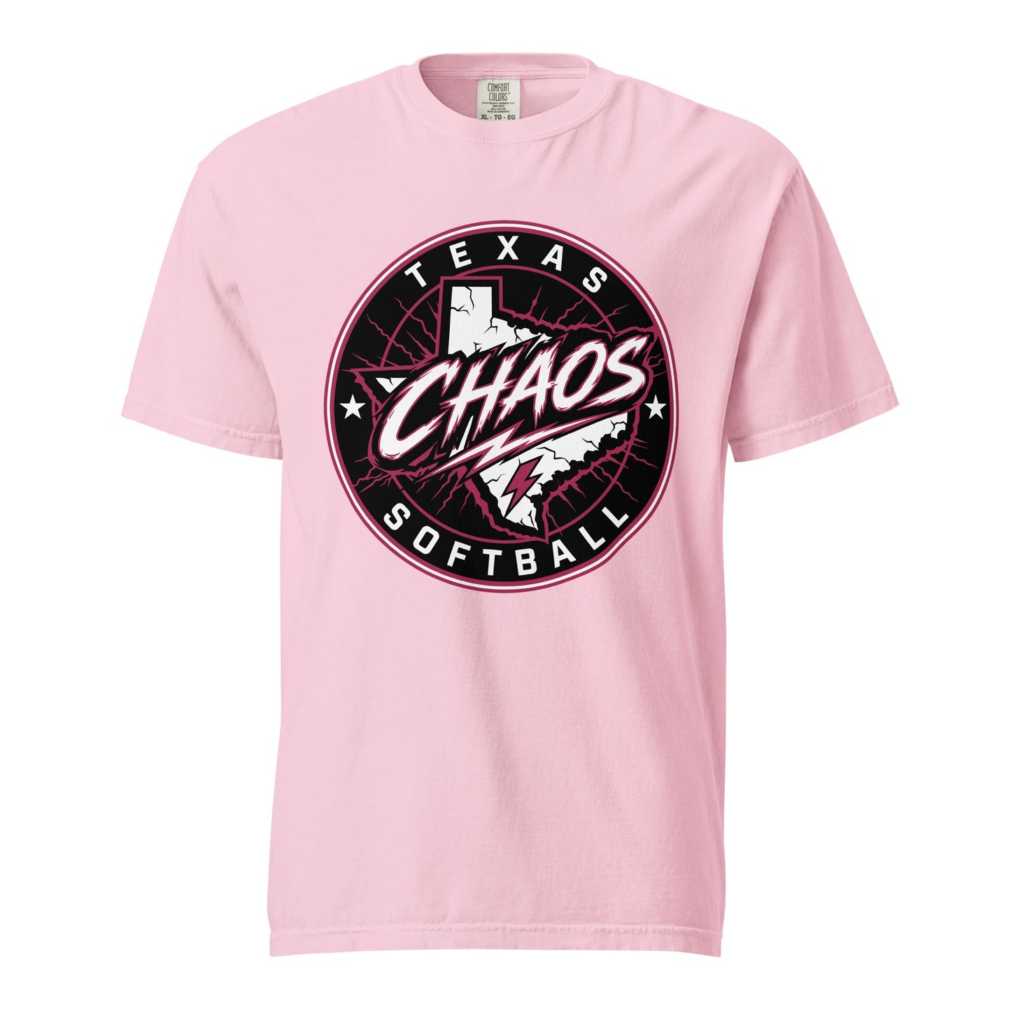 Signature | Comfort Colors T-Shirt | Texas Chaos | Badge Logo