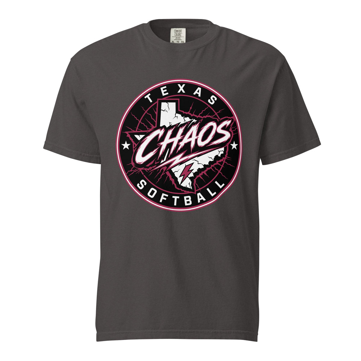 Signature | Comfort Colors T-Shirt | Texas Chaos | Badge Logo