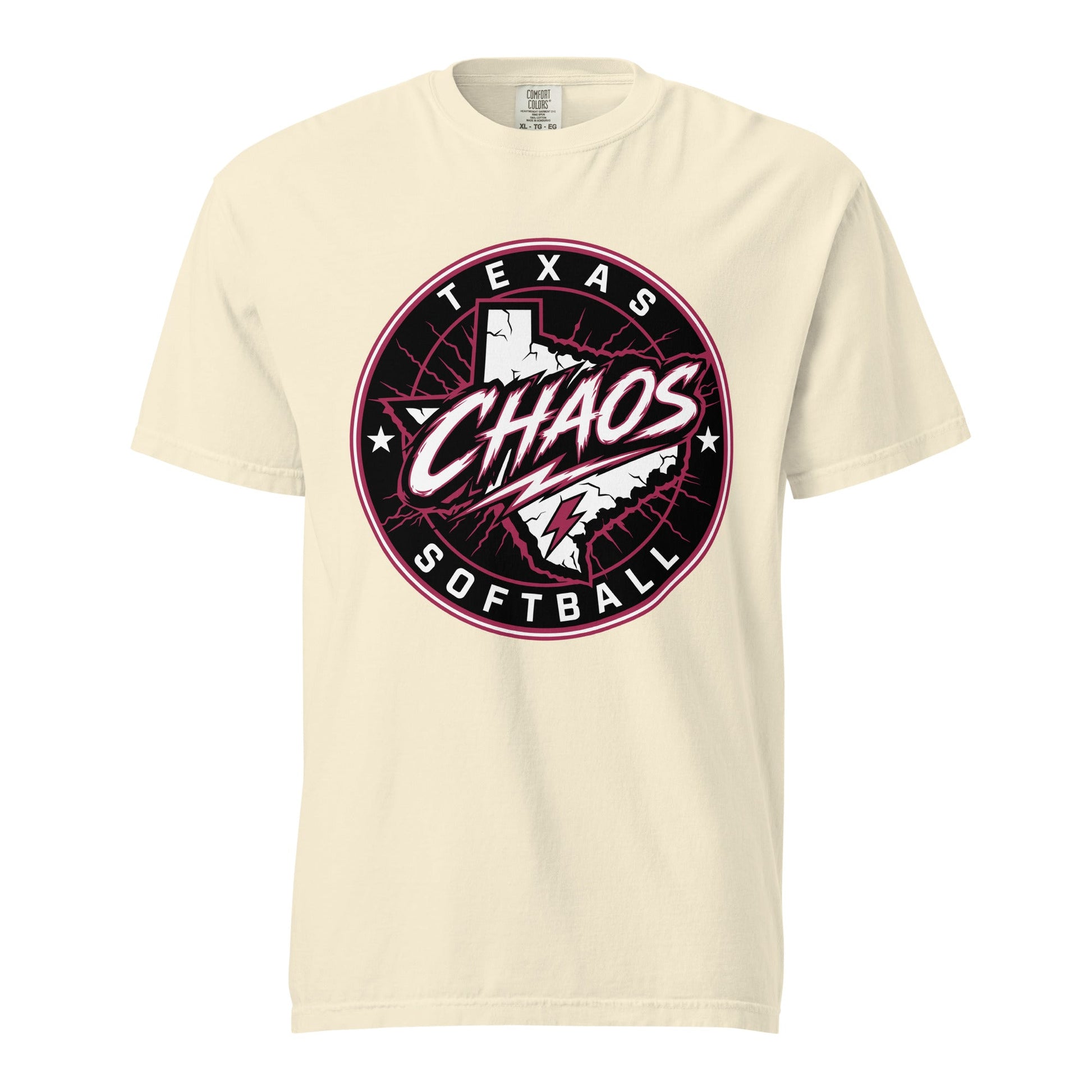 Signature | Comfort Colors T-Shirt | Texas Chaos | Badge Logo