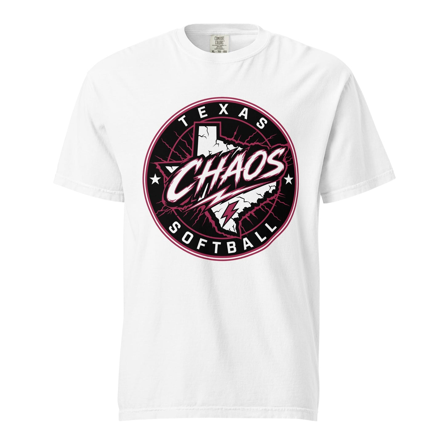 Signature | Comfort Colors T-Shirt | Texas Chaos | Badge Logo