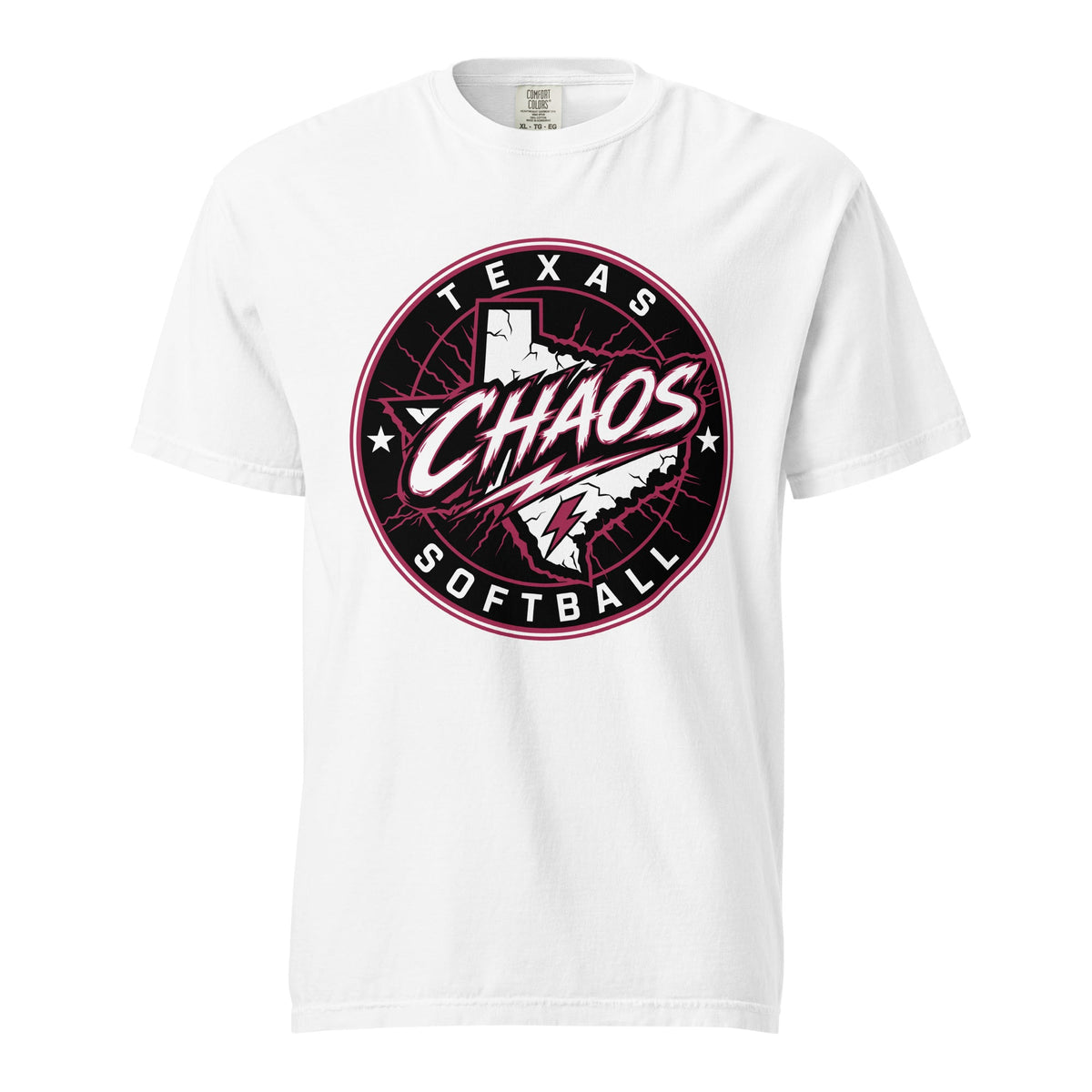 Signature | Comfort Colors T-Shirt | Texas Chaos | Badge Logo