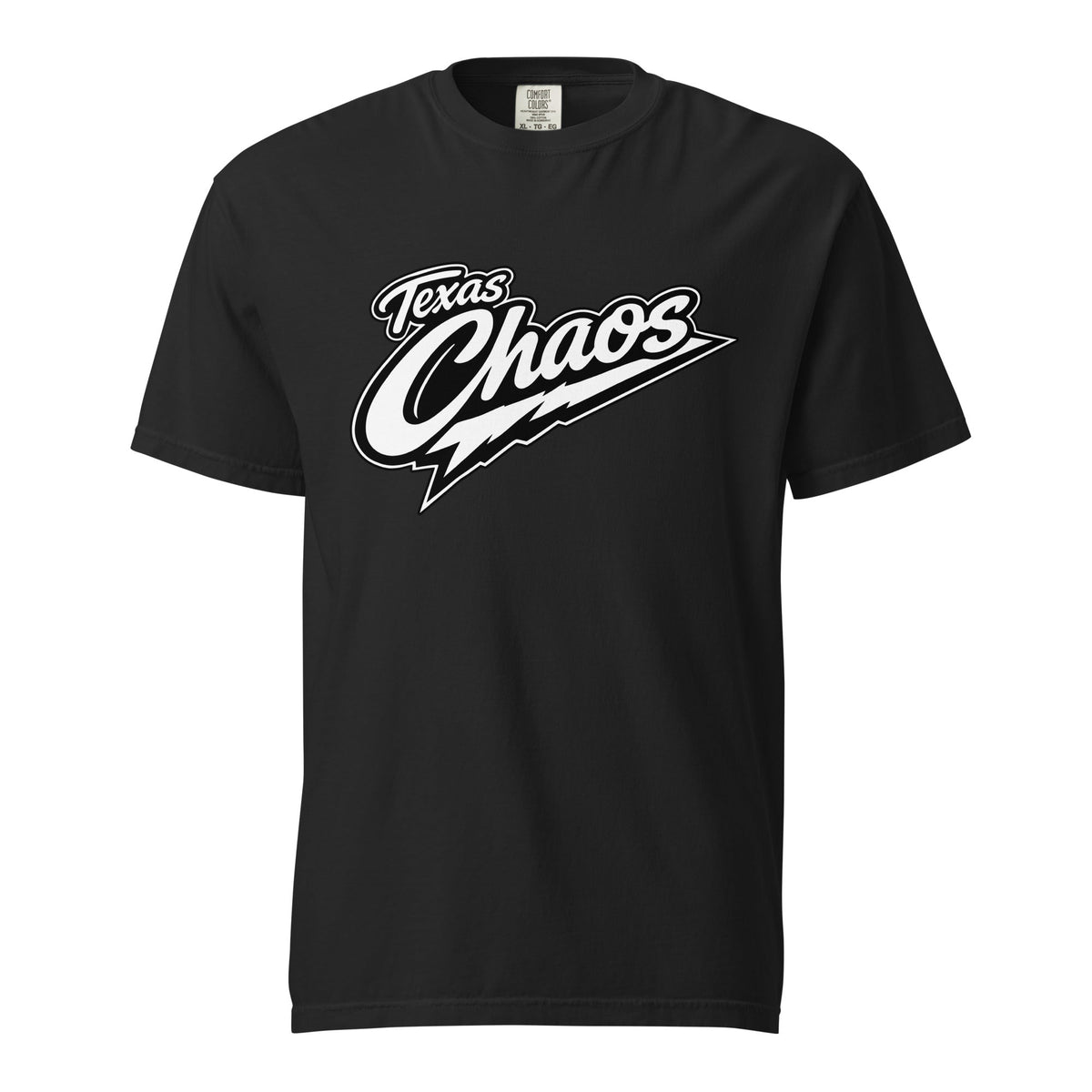 Signature | Comfort Colors T-Shirt | Texas Chaos | Emblem Logo