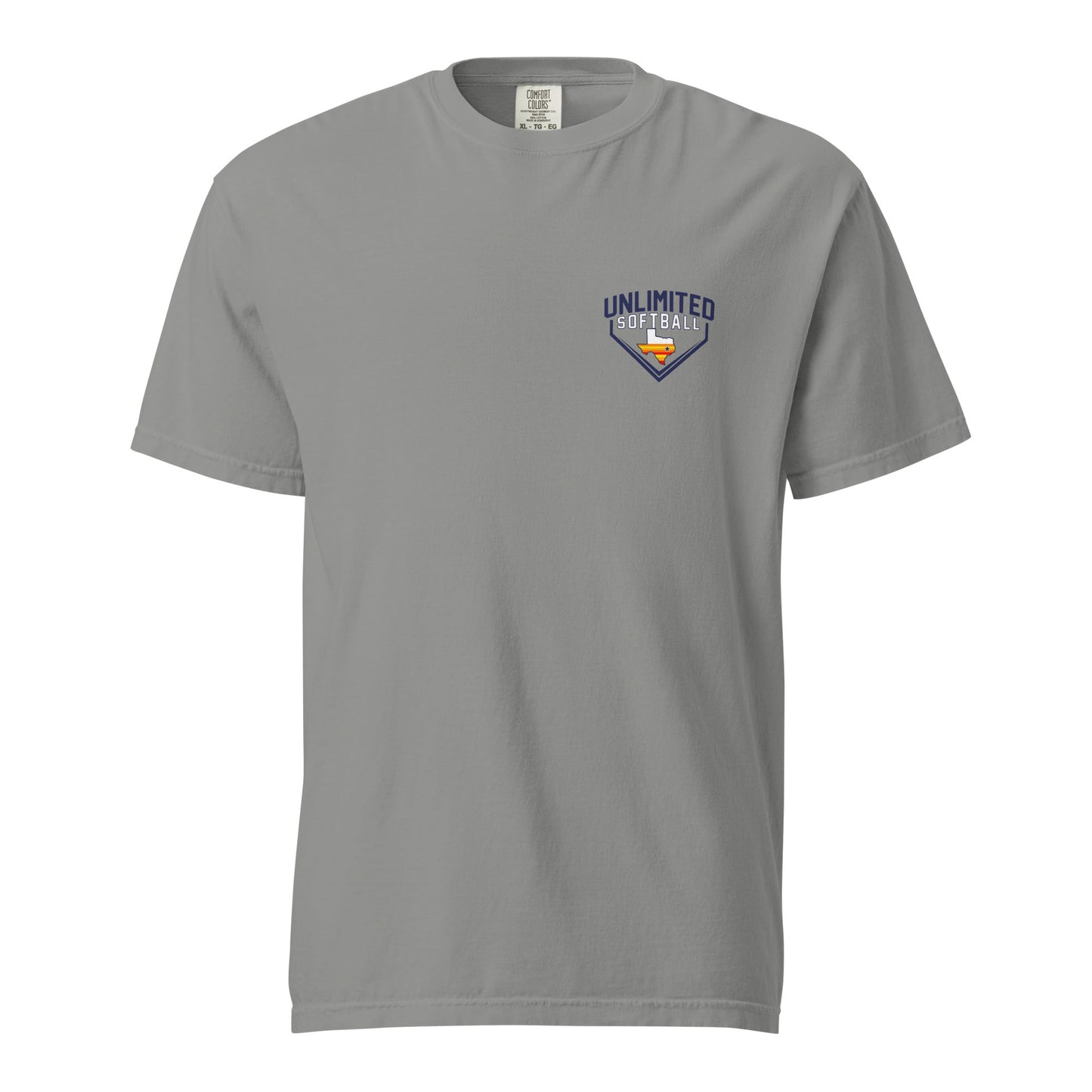 Signature | Comfort Colors T-Shirt | Texas Unlimited | Home Plate Logo