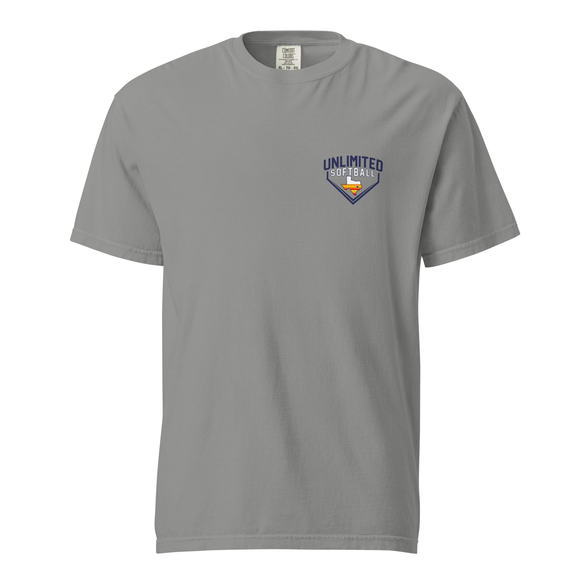 Signature | Comfort Colors T-Shirt | Texas Unlimited | Home Plate Logo