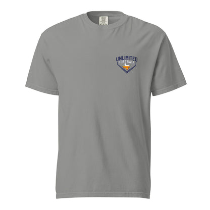 Signature | Comfort Colors T-Shirt | Texas Unlimited | Home Plate Logo