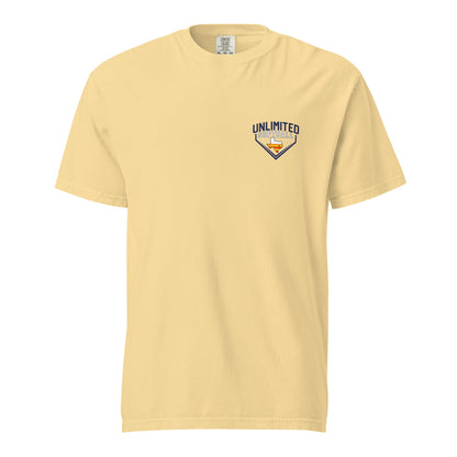 Signature | Comfort Colors T-Shirt | Texas Unlimited | Home Plate Logo