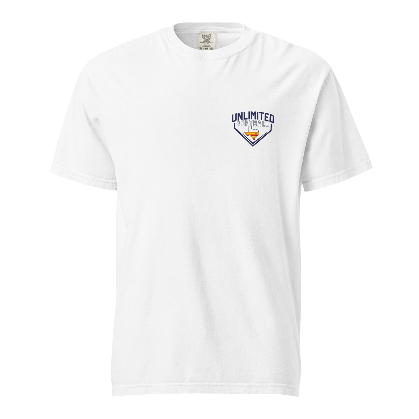 Signature | Comfort Colors T-Shirt | Texas Unlimited | Home Plate Logo