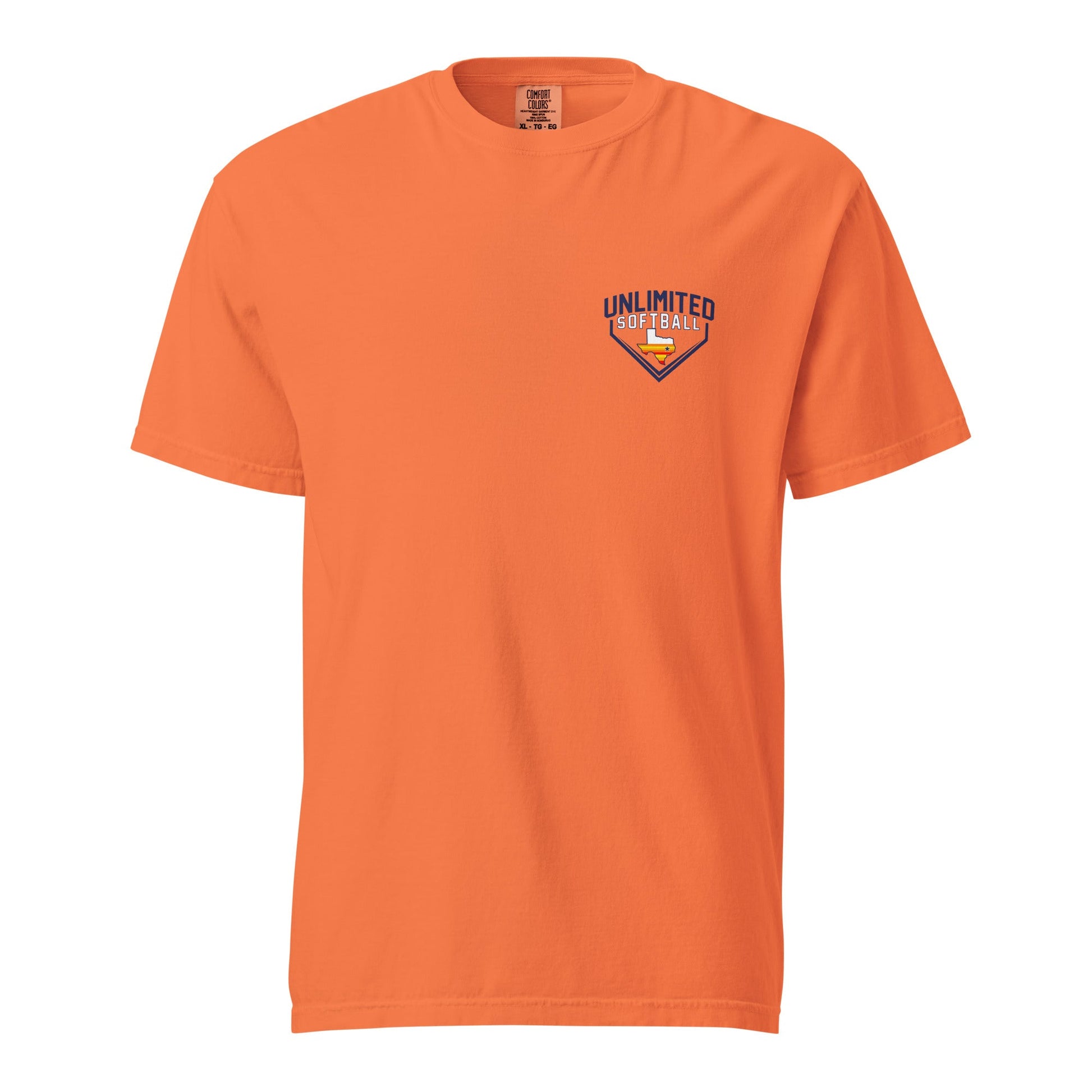 Signature | Comfort Colors T-Shirt | Texas Unlimited | Home Plate Logo