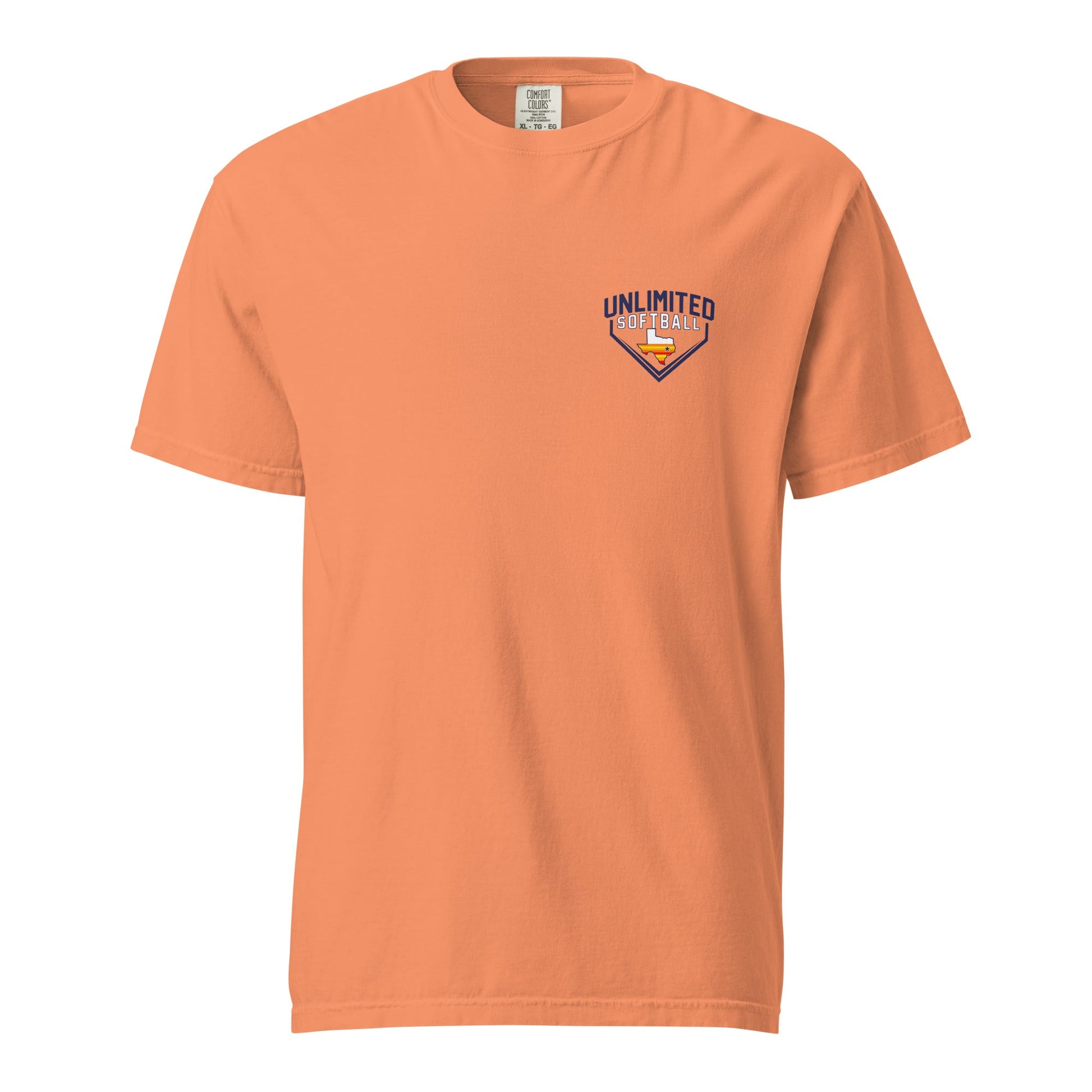 Signature | Comfort Colors T-Shirt | Texas Unlimited | Home Plate Logo