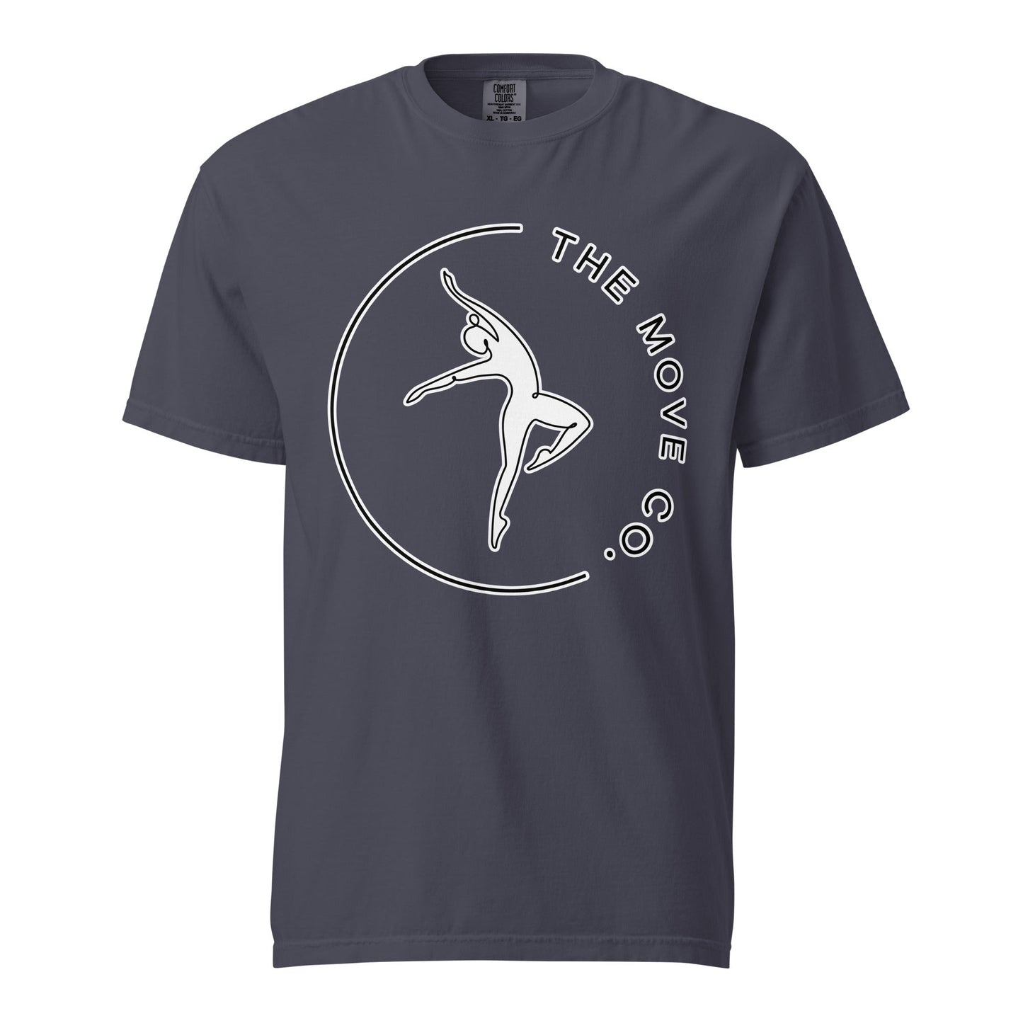 Signature | Comfort Colors T-Shirt | The Move Co. | Dance Crest Logo