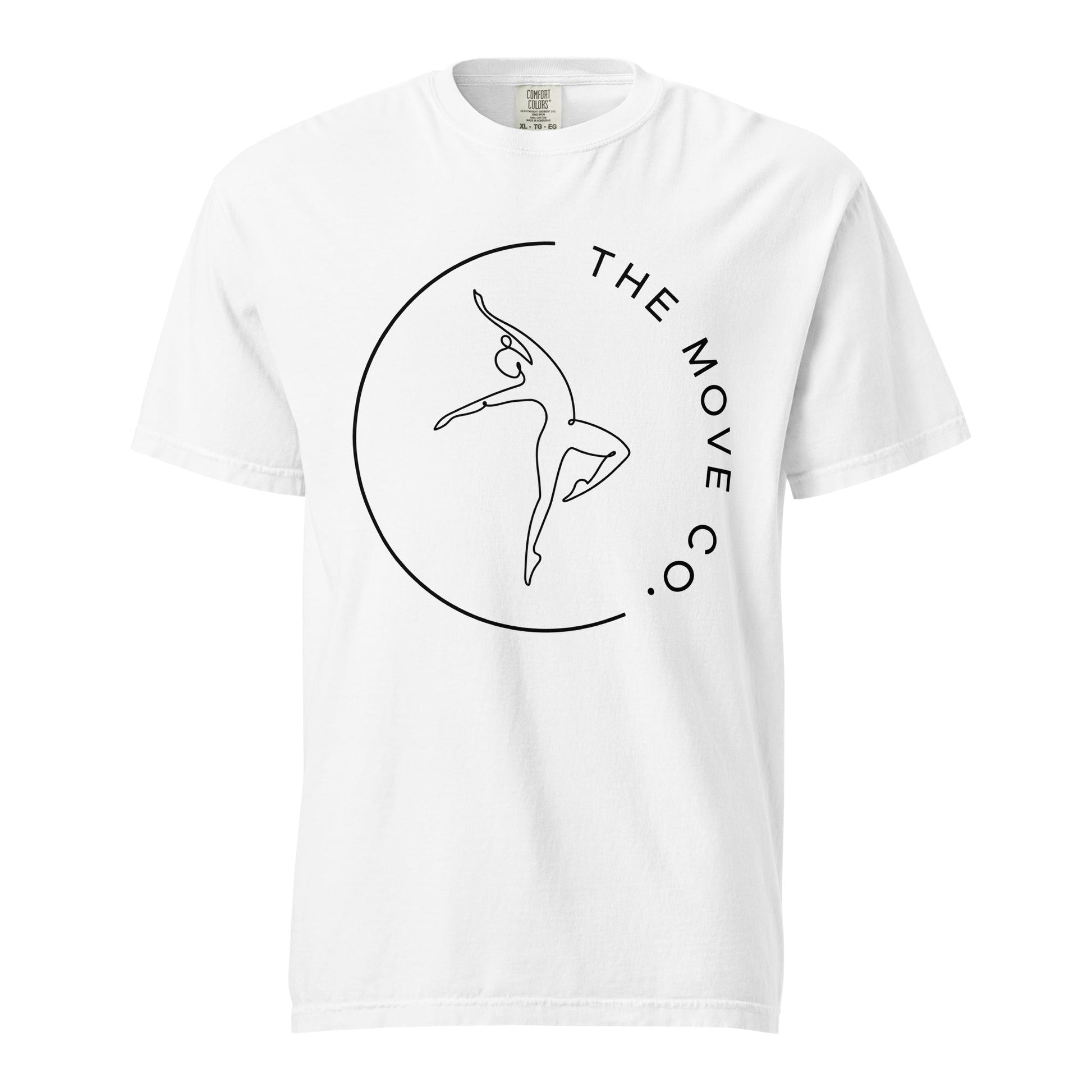 Signature | Comfort Colors T-Shirt | The Move Co. | Dance Crest Logo