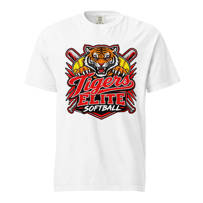 Signature | Comfort Colors T-Shirt | Tigers Elite Softball | Emblem Logo