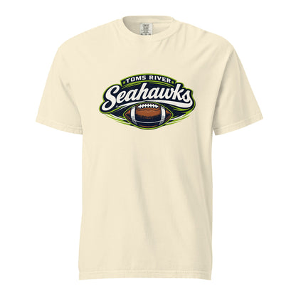 Signature | Comfort Colors T-Shirt | Toms River Seahawks | Football Emblem Logo