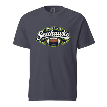 Signature | Comfort Colors T-Shirt | Toms River Seahawks | Football Emblem Logo