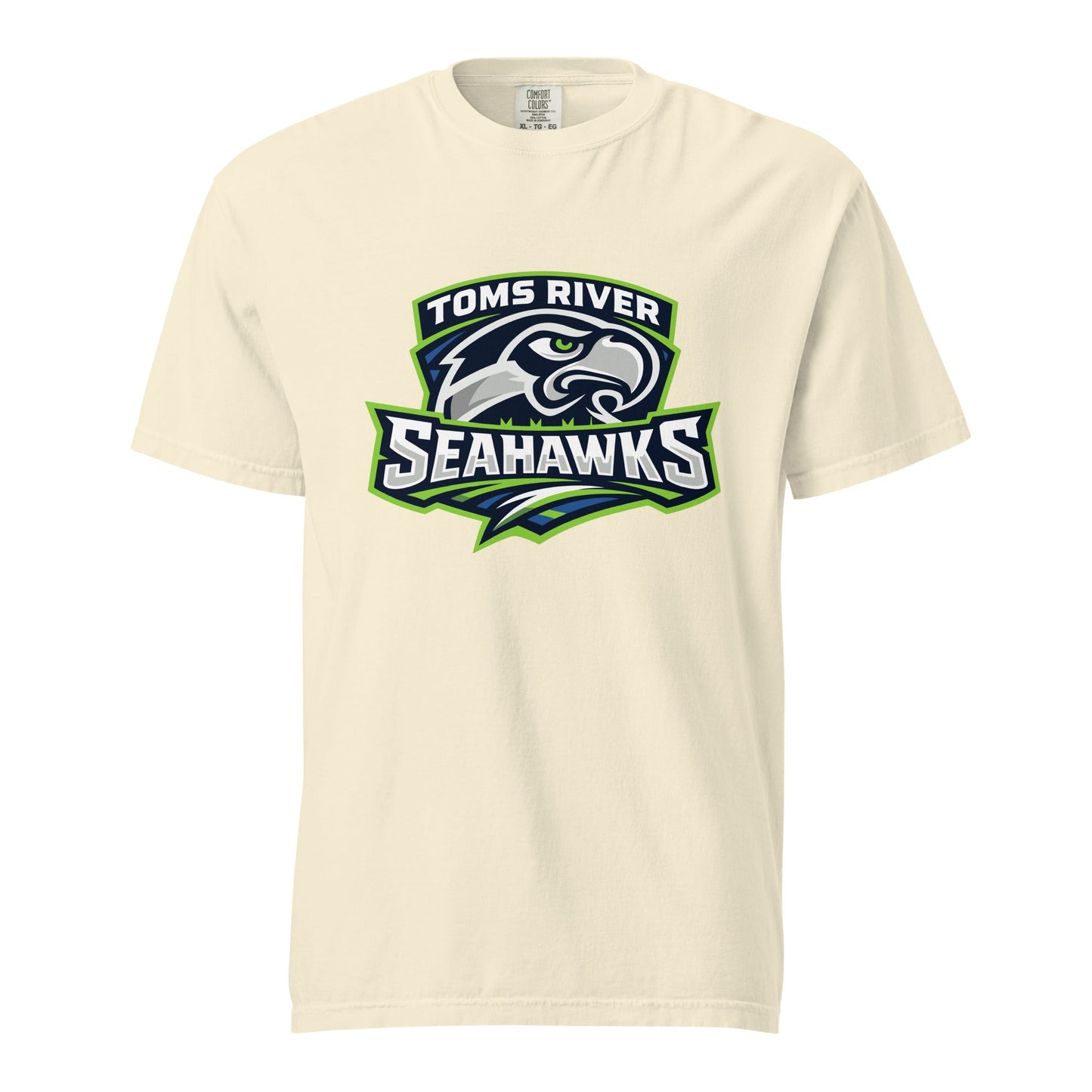 Signature | Comfort Colors T-Shirt | Toms River Seahawks | Mascot Script Logo