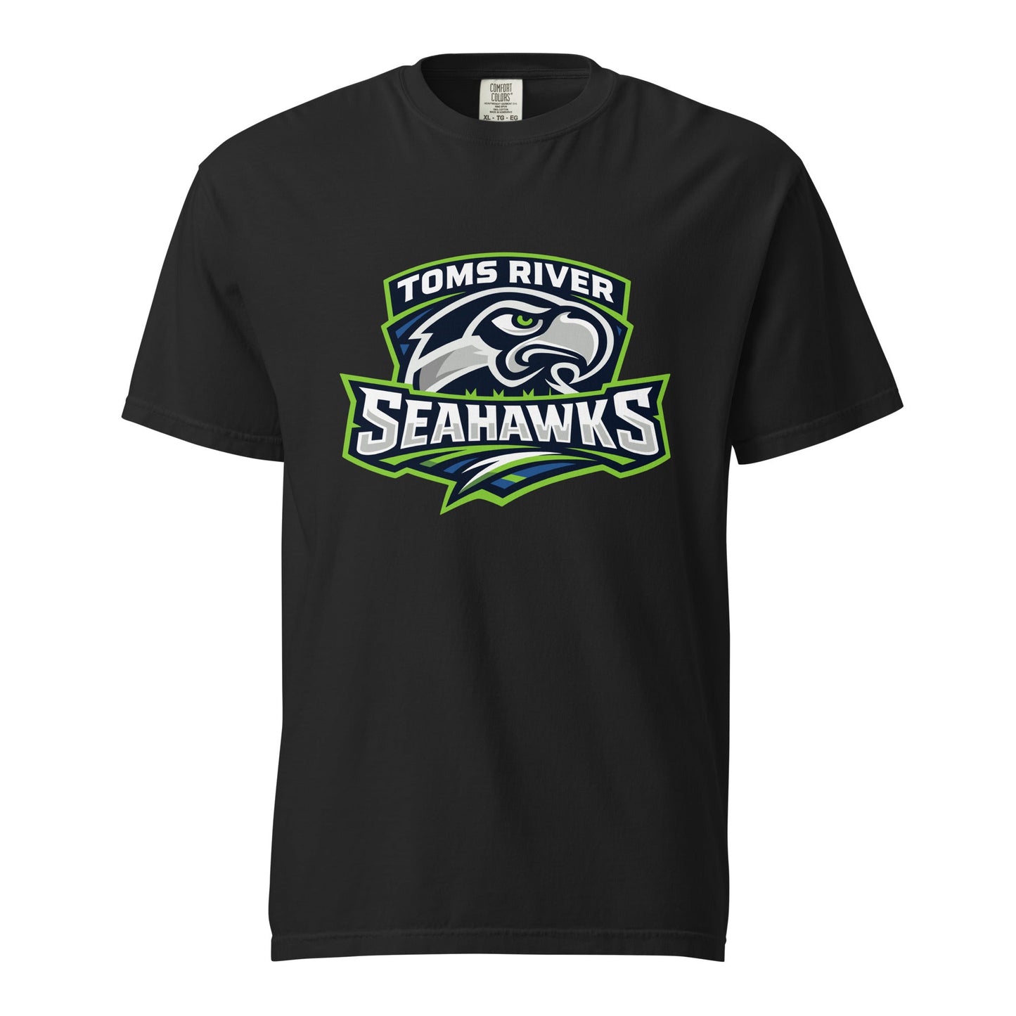 Signature | Comfort Colors T-Shirt | Toms River Seahawks | Mascot Script Logo
