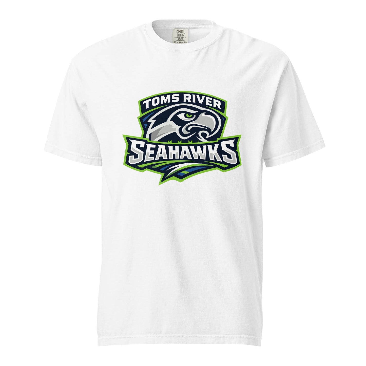 Signature | Comfort Colors T-Shirt | Toms River Seahawks | Mascot Script Logo